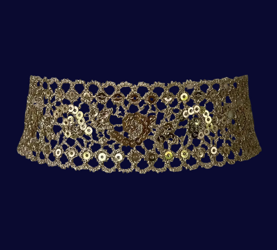 Pailletten Choker
