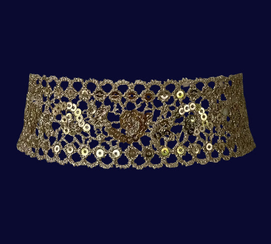 Pailletten Choker